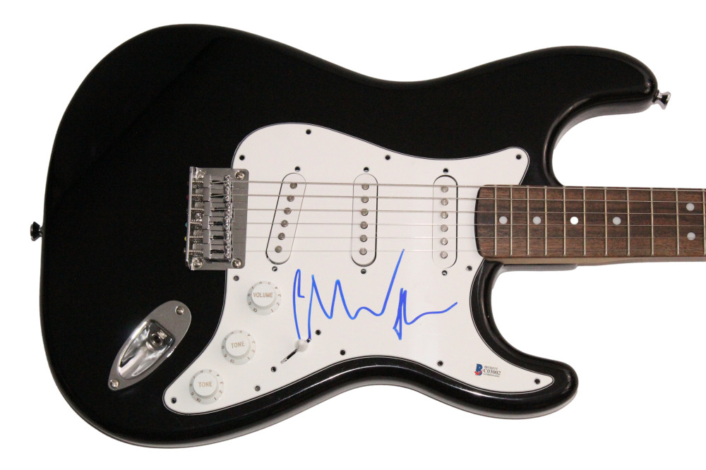 Christian Bale Signed Autograph Fender Electric Guitar - Batman w/ Beckett COA
