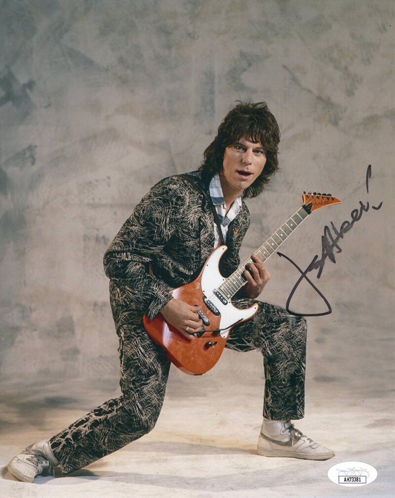 Jeff Beck Signed Autograph 8x10 Photo - Guitar God Blow by Blow w/ JSA COA
