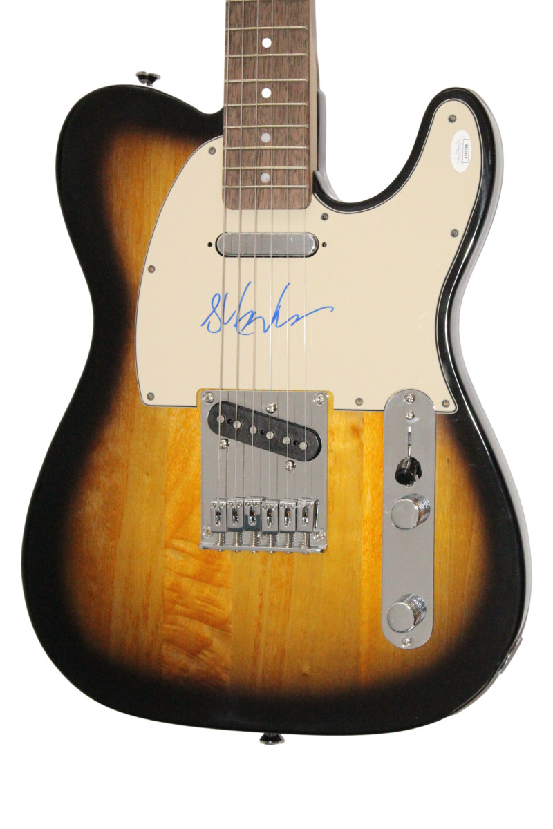 Steve Hackett Genesis Signed Autograph Fender Electric Guitar - Rare w/ JSA COA
