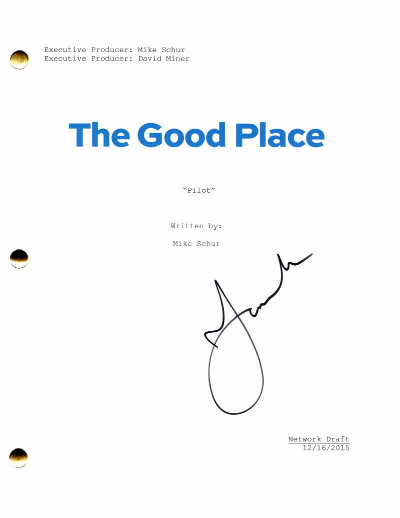 Jameela Jamil Signed Autograph The Good Place Full Pilot Script - She-Hulk Star

