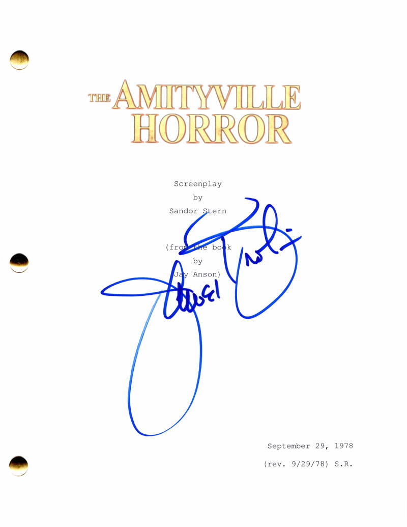 James Brolin Signed Autograph The Amityville Horror Movie Script - Capricorn One
