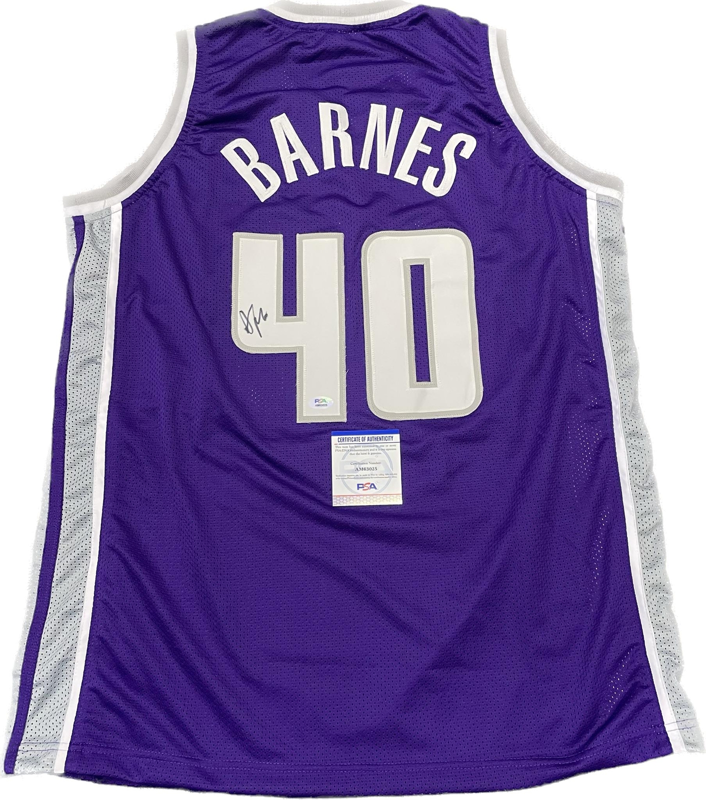 Harrison Barnes Signed Jersey PSA/DNA Sacramento Kings Autographed
