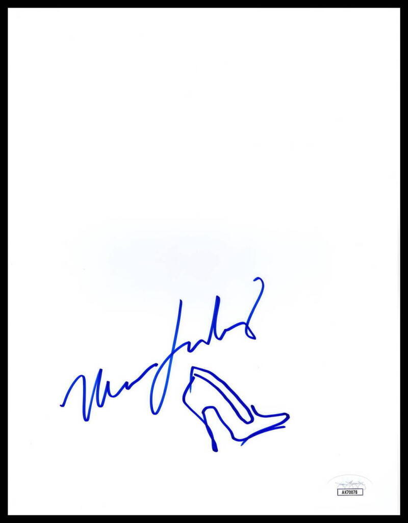 Marc Jacobs Signed Autograph Original Art Sketch High Heel Shoe Designer JSA COA
