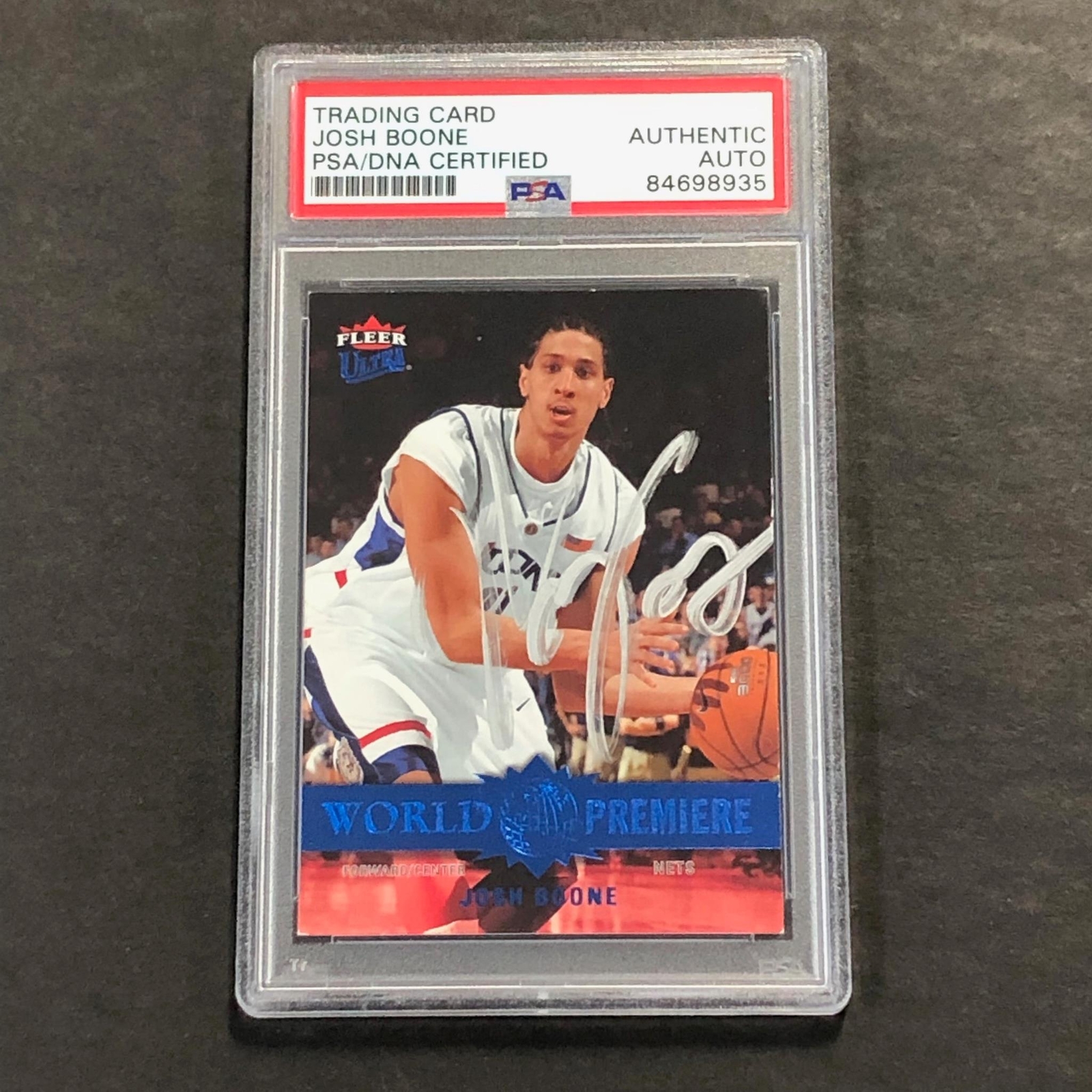 2006-07 Fleer Ultra #229 Josh Boone Signed Card AUTO PSA Slabbed
