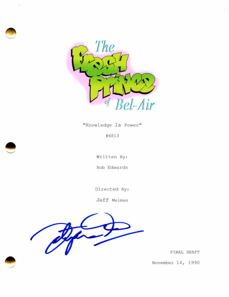 Tatyana Ali Signed Autograph The Fresh Prince of Bel-Air Full Episode Script

