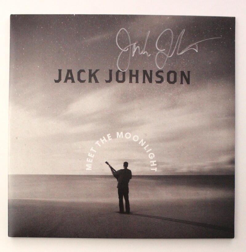Jack Johnson Signed Autograph Album Vinyl Record - Meet the Moonlight w/ JSA COA
