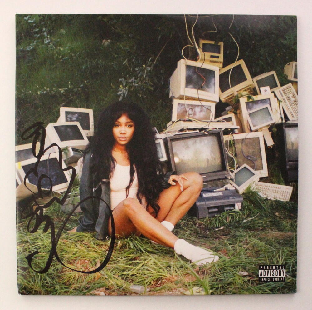 Solana Rowe SZA Signed Autograph Album Vinyl Record - Ctrl Very Rare SOS JSA COA
