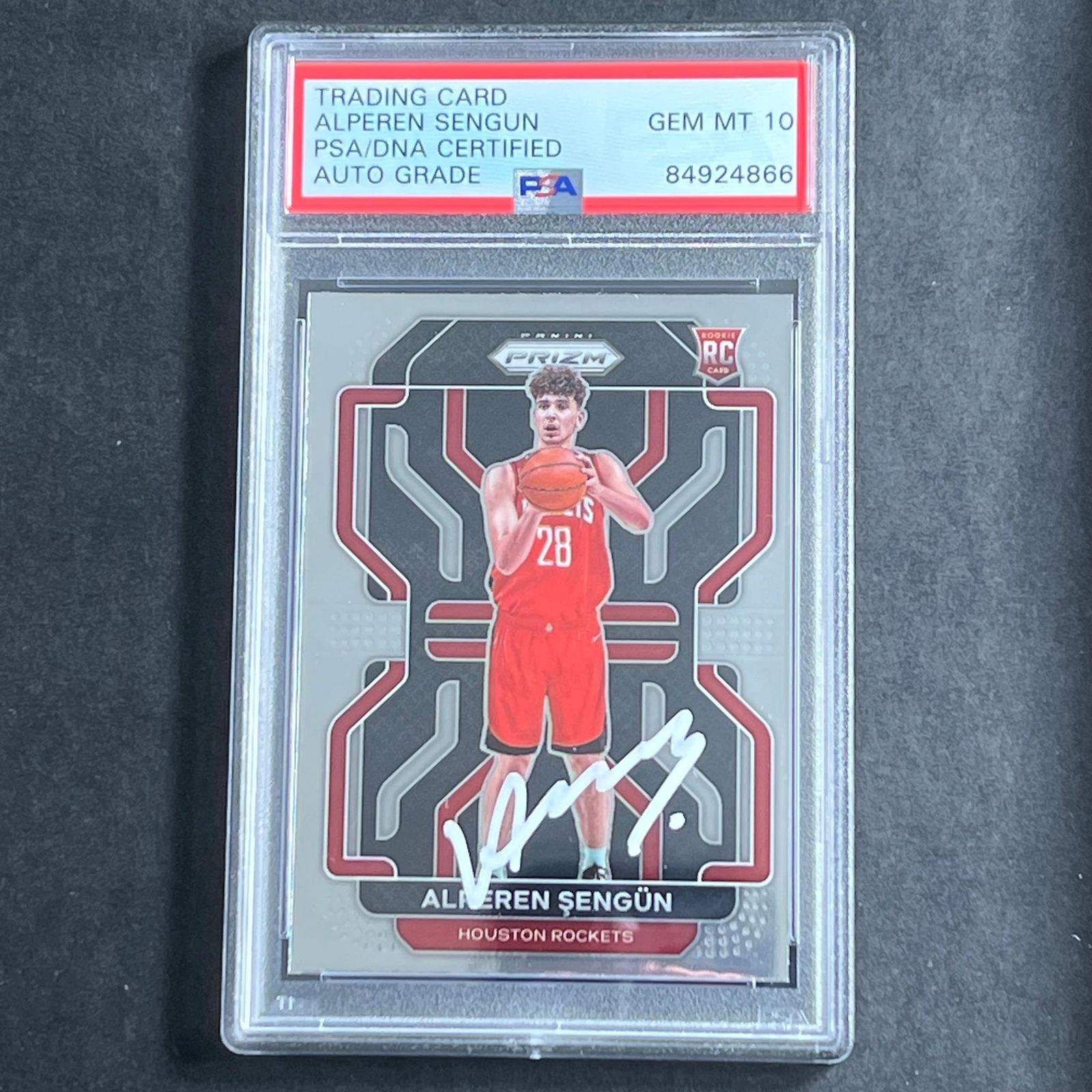 2021-22 Panini Prizm #318 Alperen Sengun Auto Grade 10 PSA Slabbed RC
