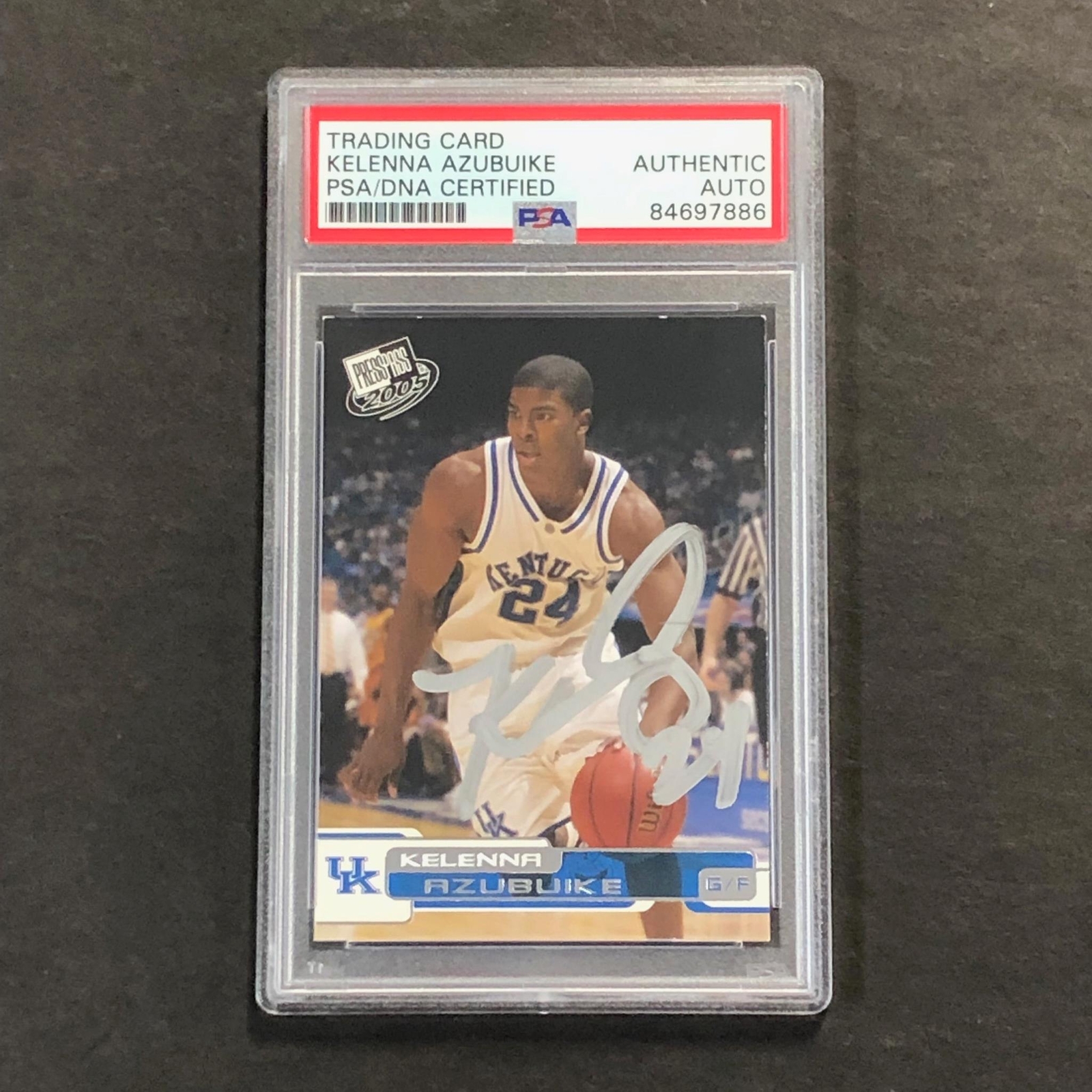Copy of 2006 PressPass #19 Mardy Collins Signed Card AUTO PSA Slabbed Temple
