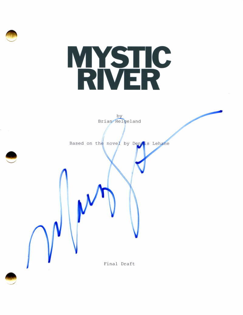 Marcia Gay Harden Signed Autograph Mystic River Full Movie Script Clint Eastwood
