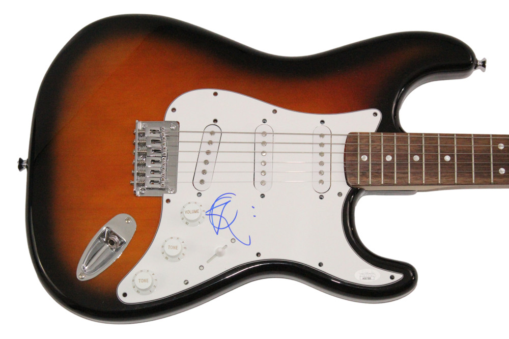 Oliver Riedel Rammstein Signed Autograph Fender Electric Guitar Mutter - JSA COA
