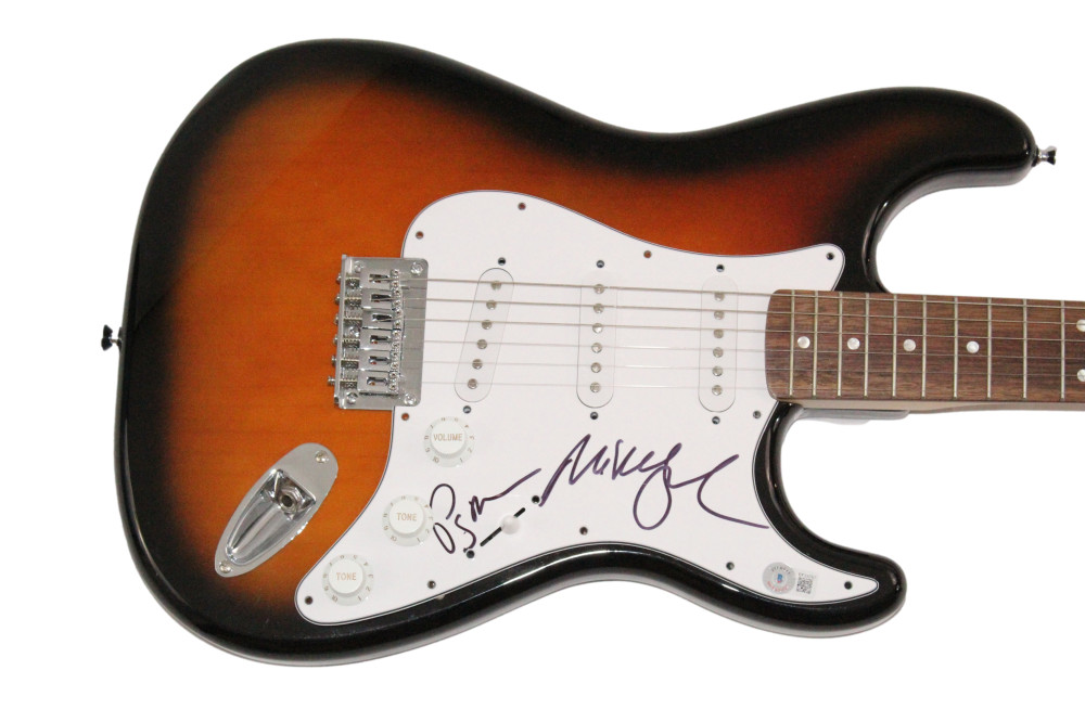 Mike Gordon & Page McConnell Phish Signed Autograph Fender Electric Guitar BAS
