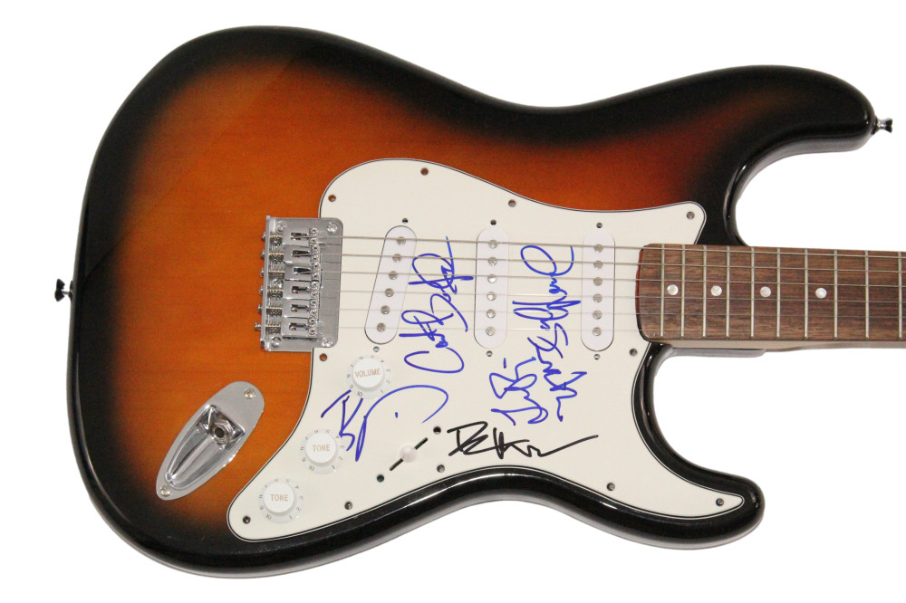 Dave Matthew Band Signed Autograph Fender Electric Guitar w/ LeRoi Moore JSA COA
