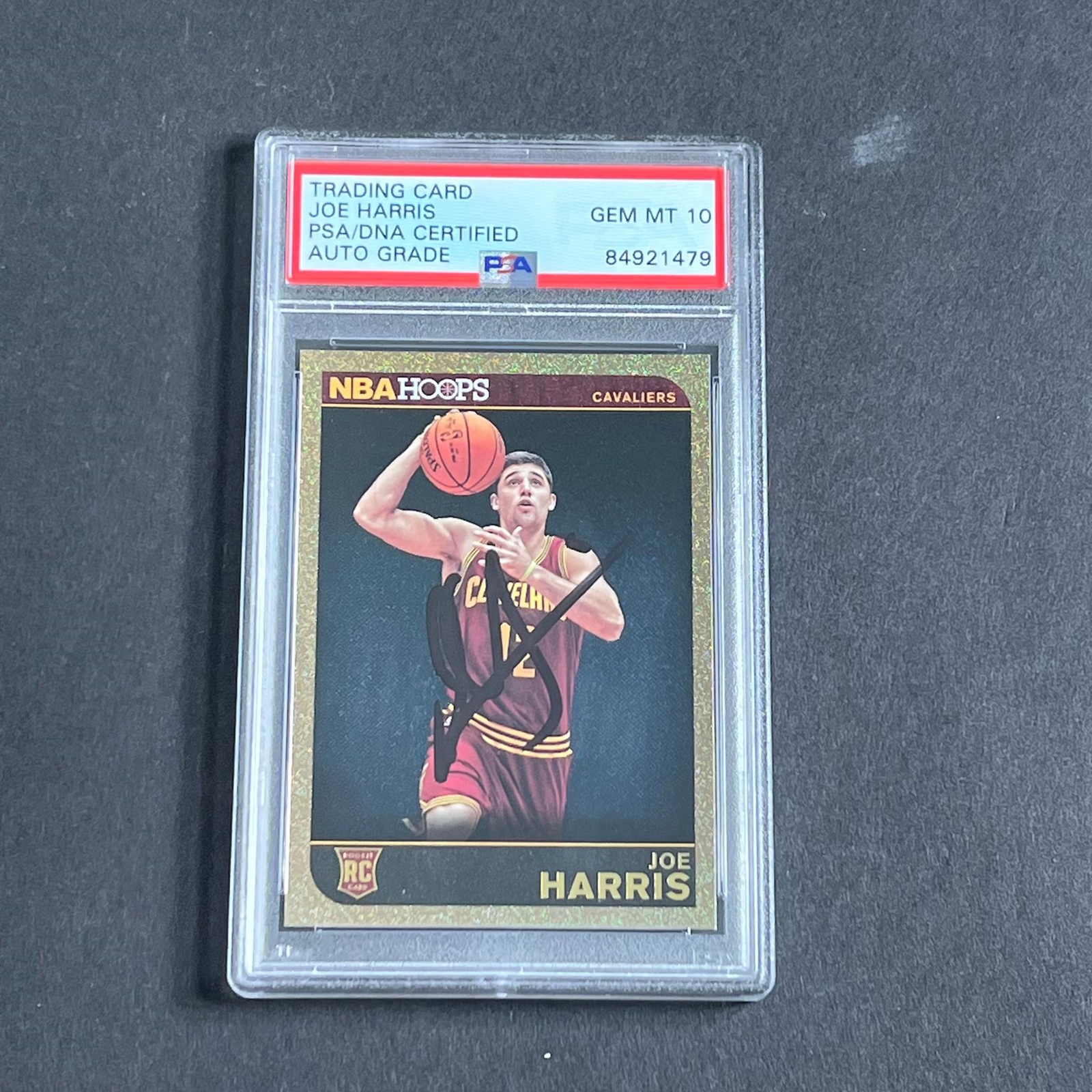 2014-15 Panini NBA Hoops #287 Joe Harris Signed Card AUTO Grade 10 PSA Slabbed R
