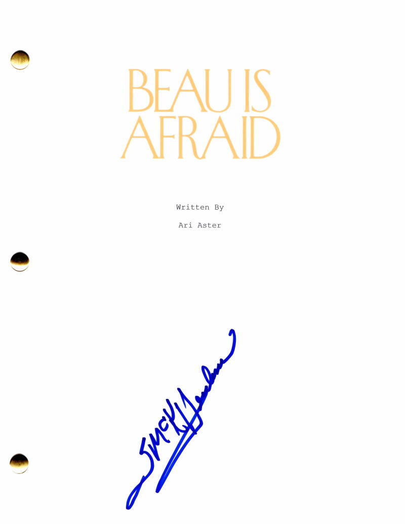 Stephen McKinley Henderson Signed Autograph Beau is Afraid (Early Draft) Script
