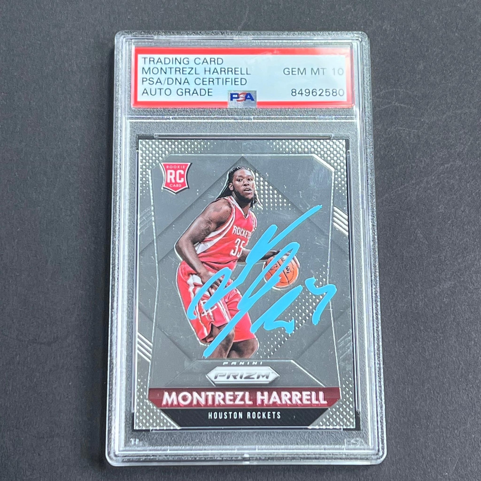 2015-16 Panini Prizm #331 Montrezl Harrell Signed Card PSA Slabbed Rockets
