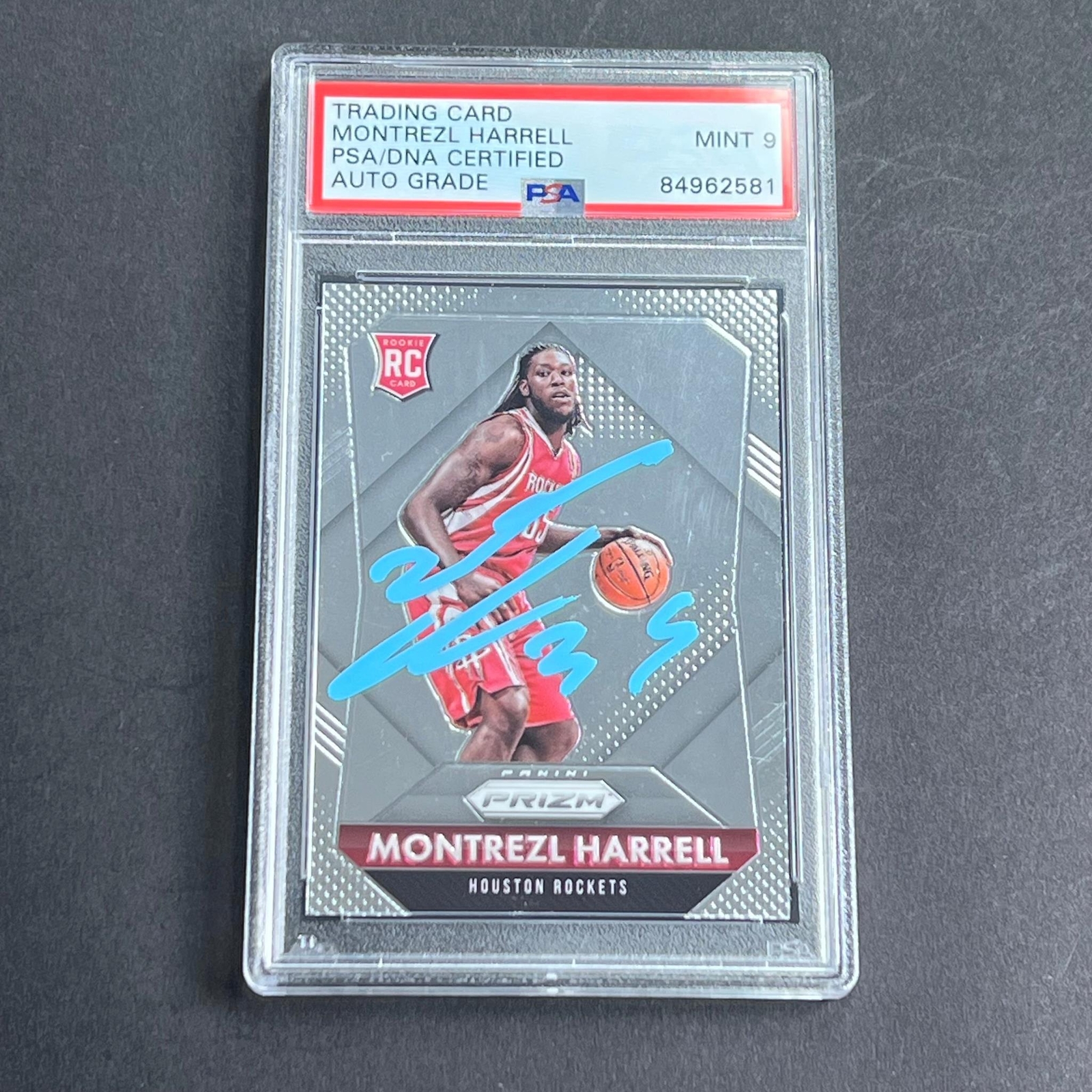 2015-16 Panini Prizm #331 Montrezl Harrell Signed Card PSA Slabbed Rockets

