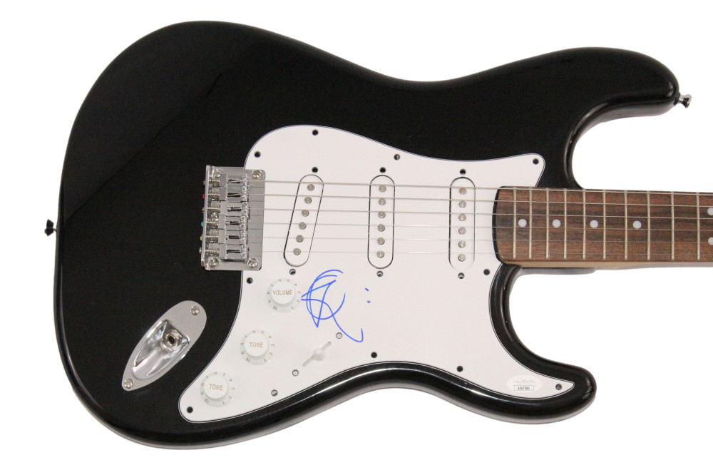 Oliver Riedel Rammstein Signed Autograph Fender Electric Guitar w/ JSA COA
