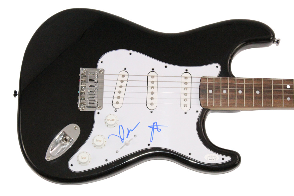 Fall Out Boy Signed Autograph Fender Guitar Patrick Stump & Pete Wentz JSA COA
