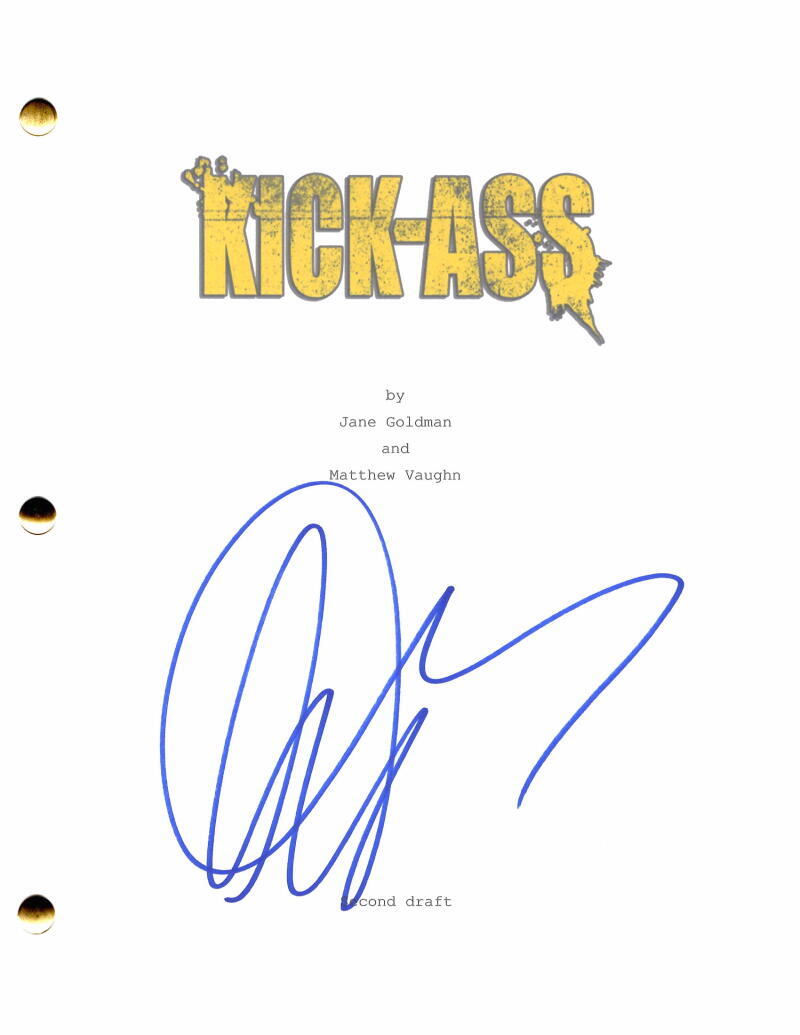 Chloe Grace Moretz Signed Autograph Kick-Ass Full Movie Script Hit-Girl
