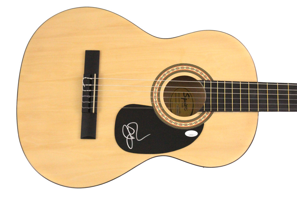 Johnny Van Zant Signed Autograph Fender Acoustic Guitar - Lynyrd Skynyrd JSA COA

