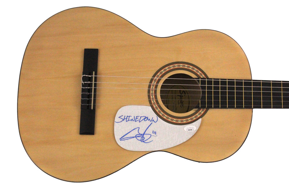 Brent Smith Shinedown Signed Autograph Fender Acoustic Guitar w/ JSA COA
