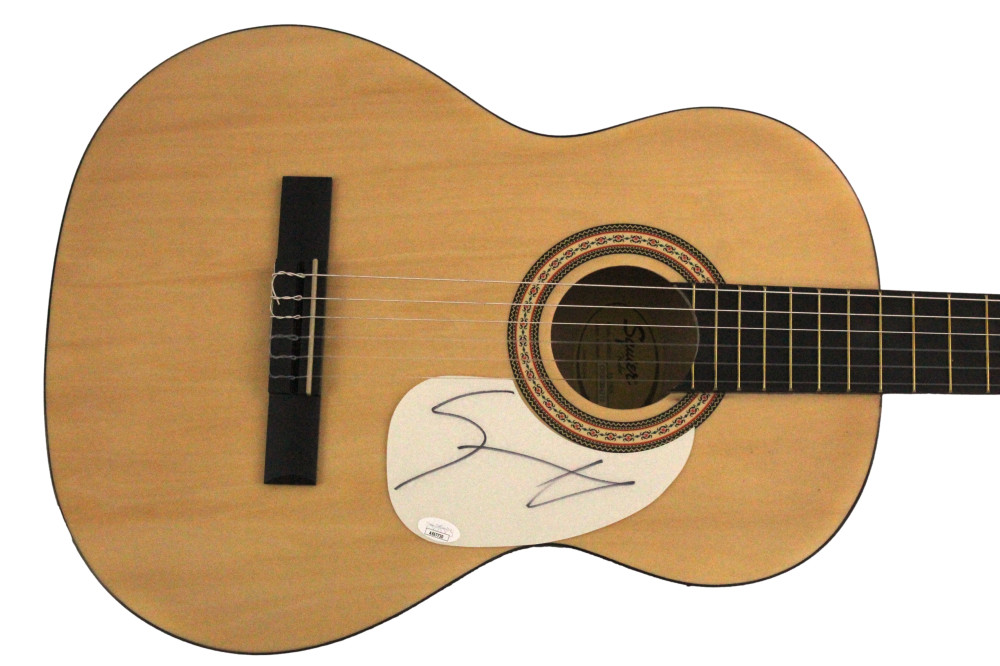 Nikki Sixx Motley Crue Signed Autograph Fender Acoustic Guitar w/ JSA COA
