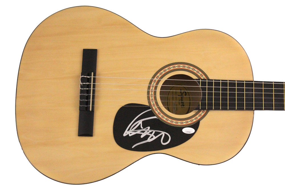 Rob Halford Judas Priest Signed Autograph Fender Acoustic Guitar - JSA COA
