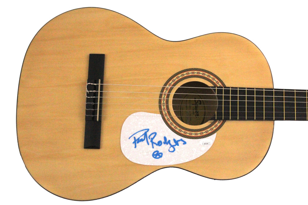 Paul Rodgers Bad Company Queen Signed Autograph Fender Acoustic Guitar - JSA COA
