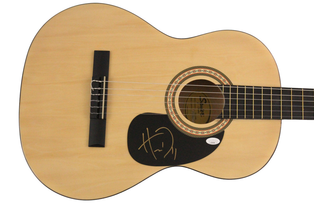 Michael Wilson Hardy Signed Autograph Fender Acoustic Guitar - A Rock w/ JSA COA
