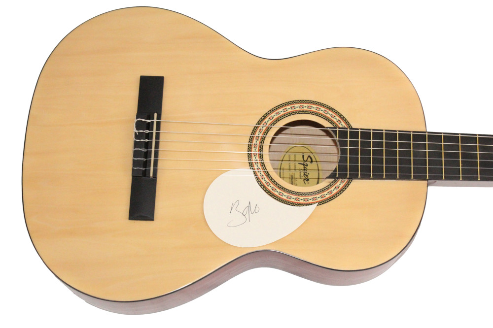 Bono U2 Signed Autograph Full Size Fender Acoustic Guitar - October w/ JSA COA
