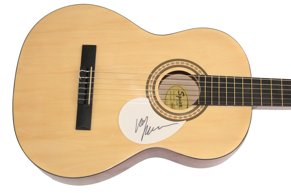 Van Morrison Signed Autograph Fender Acoustic Guitar - Tupelo Honey w/ JSA COA
