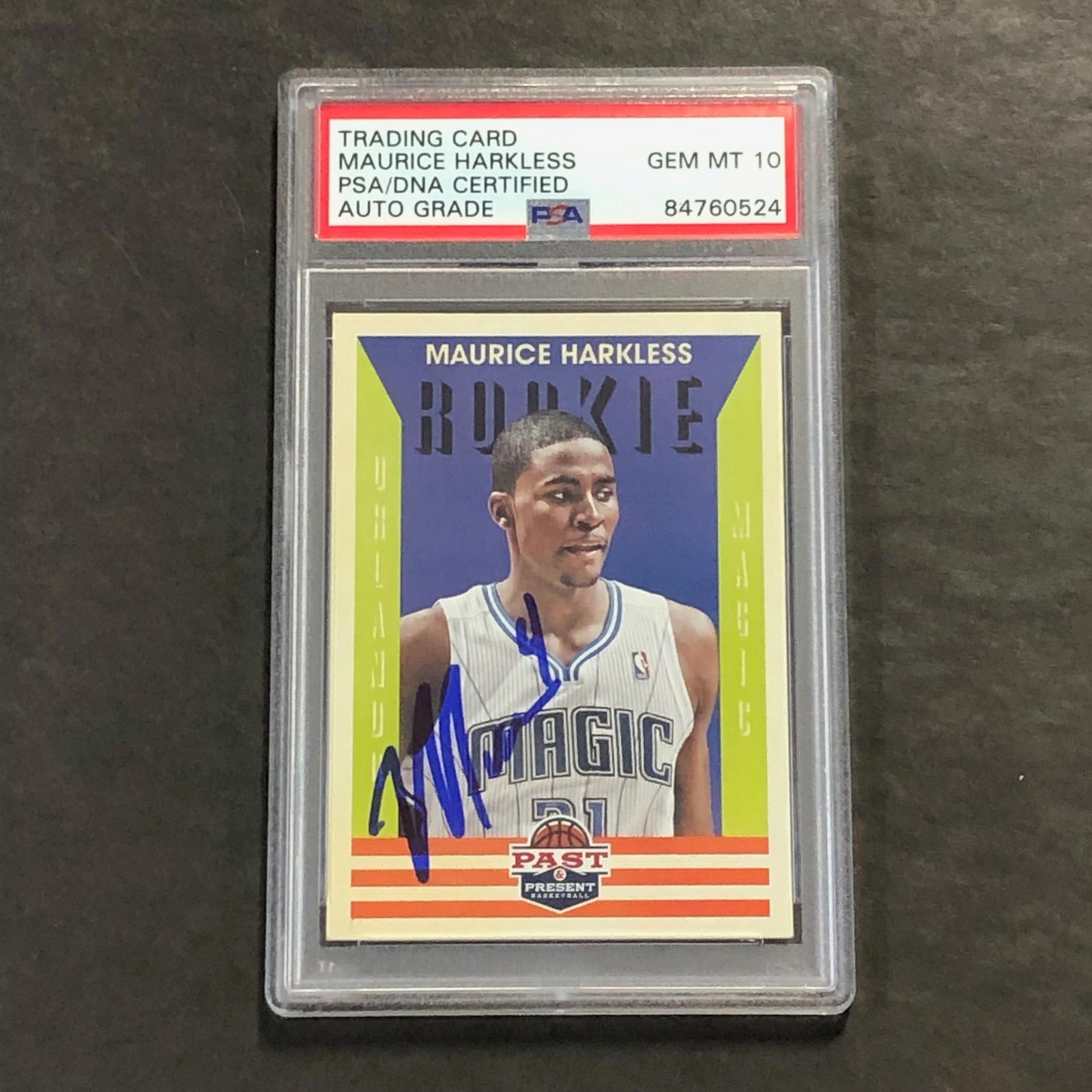 2012-13 Panini Past and Present #221 Maurice Moe Harkless Signed Card AUTO 10 PS
