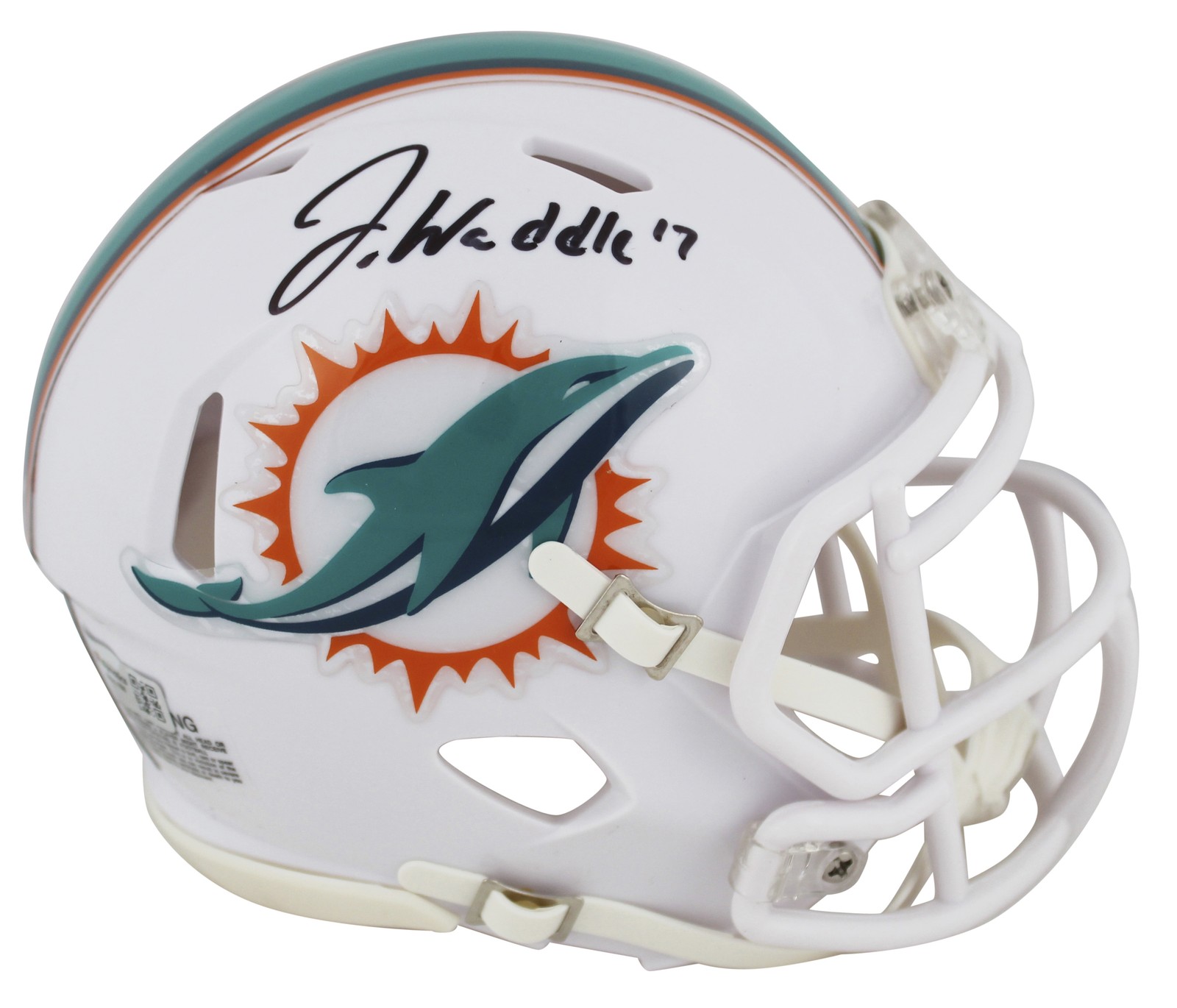 Dolphins Jaylen Waddle Authentic Signed Speed Mini Helmet Autographed Fanatics
