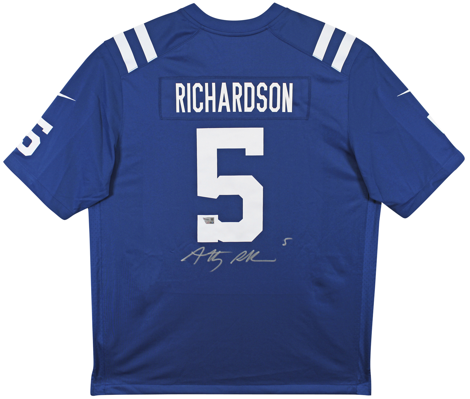 Colts Anthony Richardson Authentic Signed Blue Nike Game Jersey Fanatics

