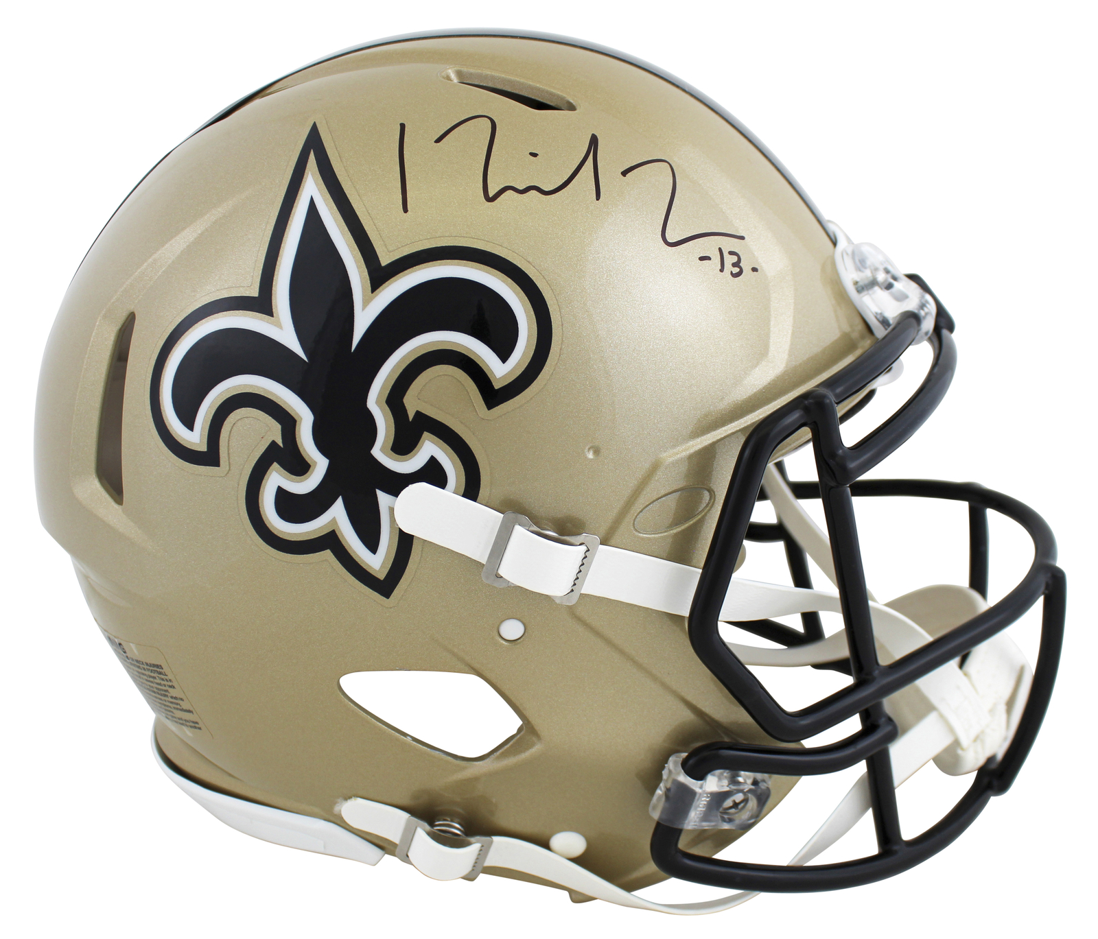 Saints Michael Thomas Signed Full Size Speed Proline Helmet BAS Witnessed
