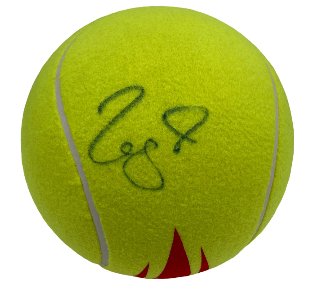 ROGER FEDERER SIGNED JUMBO TENNIS BALL WILSON US OPEN AUTOGRAPH BECKETT LOA 1
