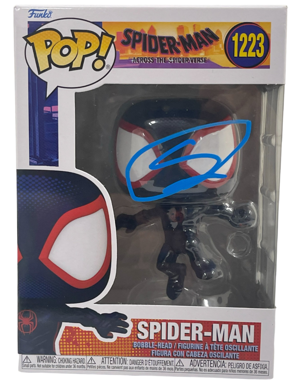 SHAMEIK MOORE SIGNED SPIDER-MAN 1223 FUNKO ACROSS THE SPIDER VERSE AUTOGRAPH BAS
