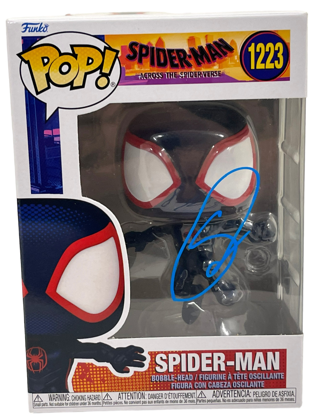 SHAMEIK MOORE SIGNED SPIDER-MAN 1223 FUNKO ACROSS THE SPIDER VERSE AUTOGRAPH BAS
