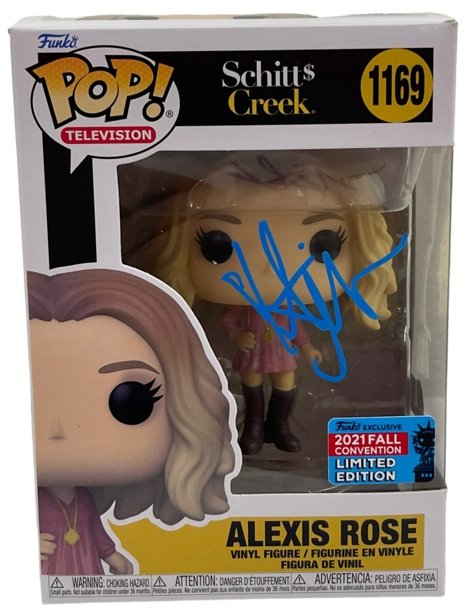 ANNIE MURPHY SIGNED ALEXIS ROSE FUNKO 1169 SCHITT'S CREEK AUTOGRAPH BECKETT
