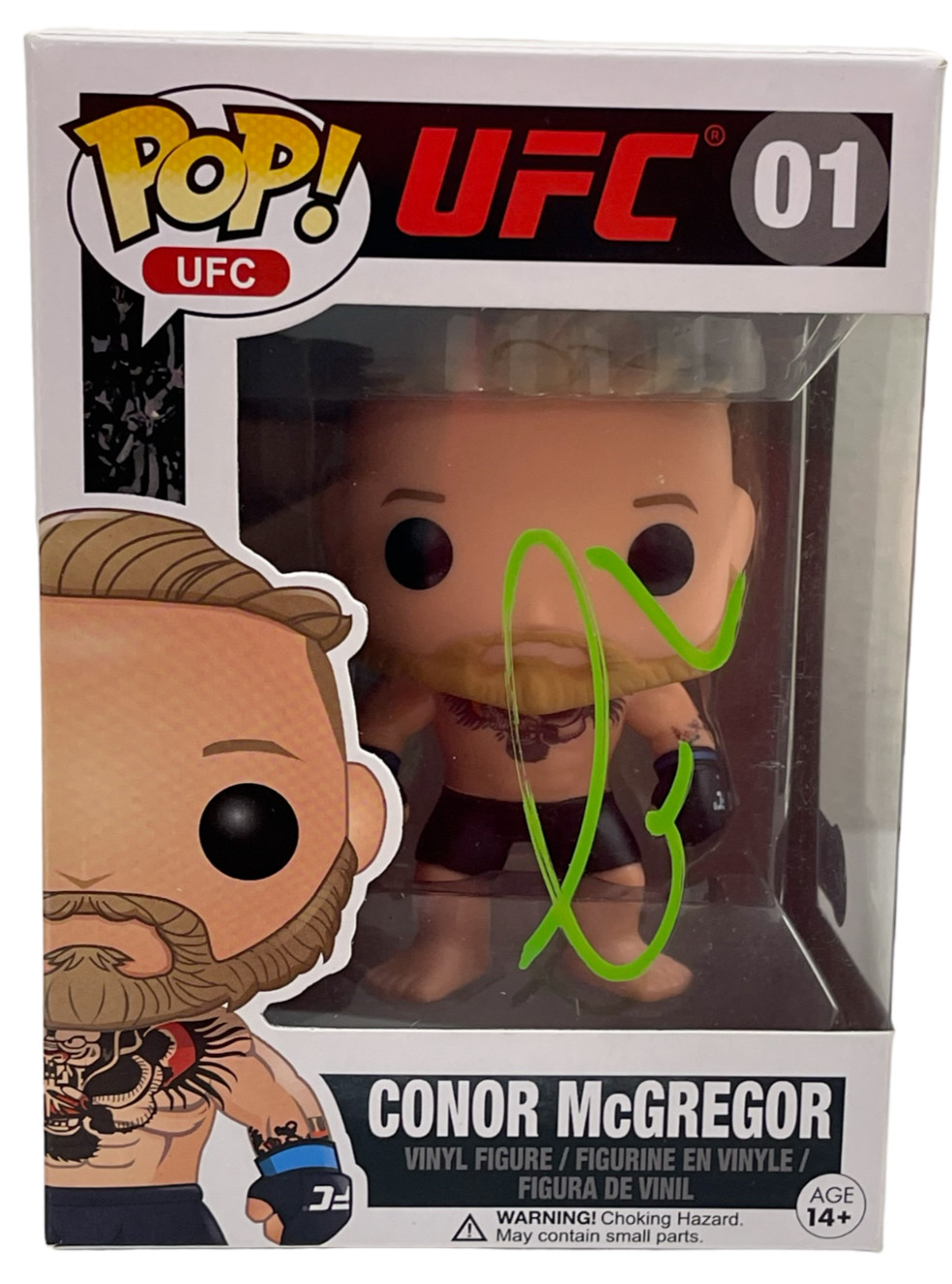 CONOR MCGREGOR SIGNED UFC FUNKO FIGURE MMA AUTHENTIC AUTOGRAPH BECKETT
