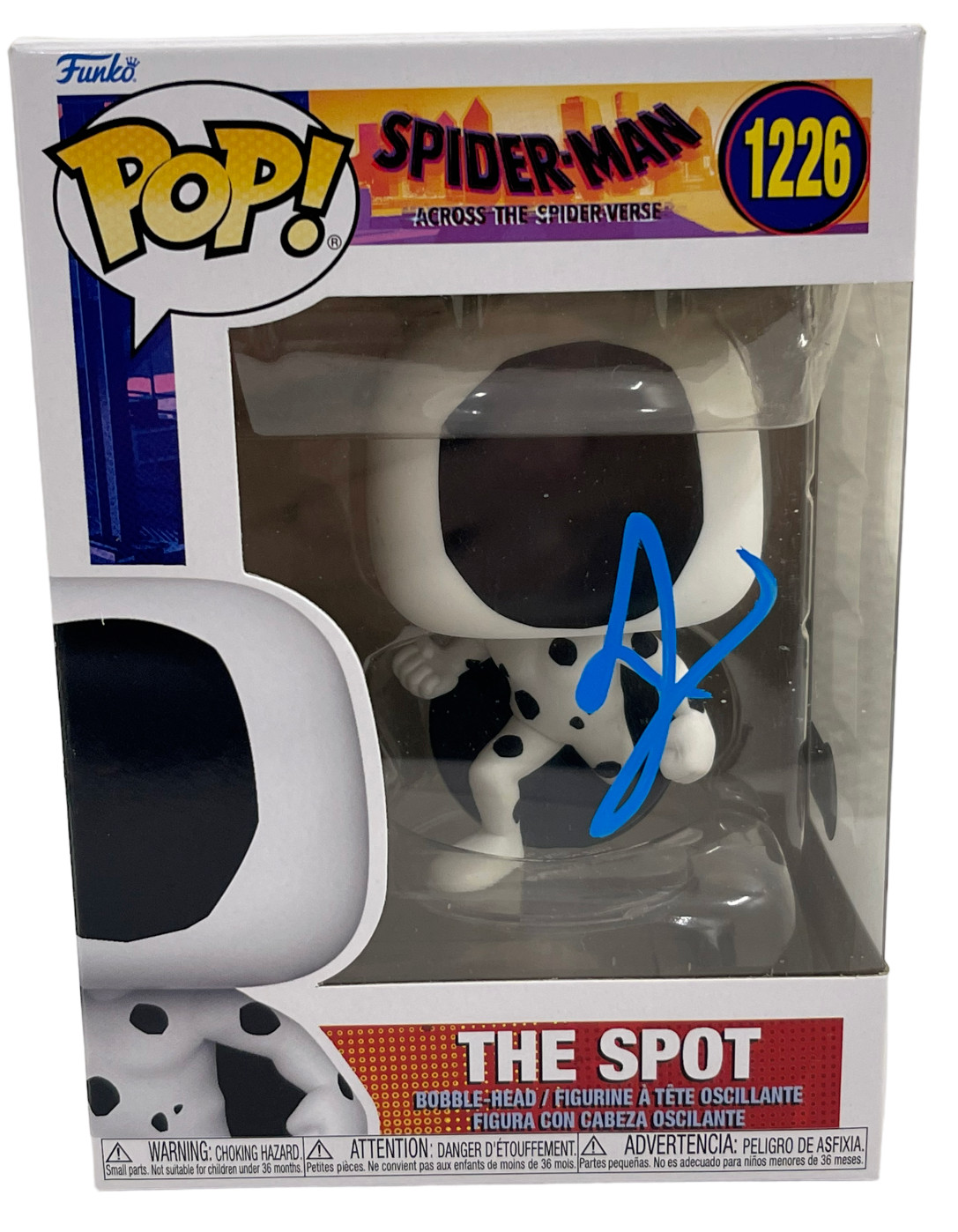 JASON SCHWARTZMAN SIGNED THE SPOT 1226 FUNKO ACROSS THE SPIDER VERSE BECKETT
