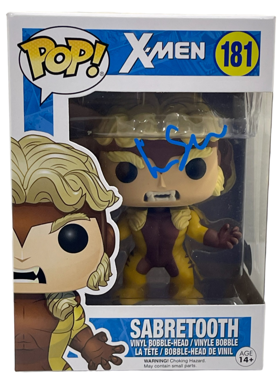 LIEV SCHREIBER SIGNED SABRETOOTH FUNKO 181 X-MEN AUTHENTIC AUTOGRAPH BECKETT
