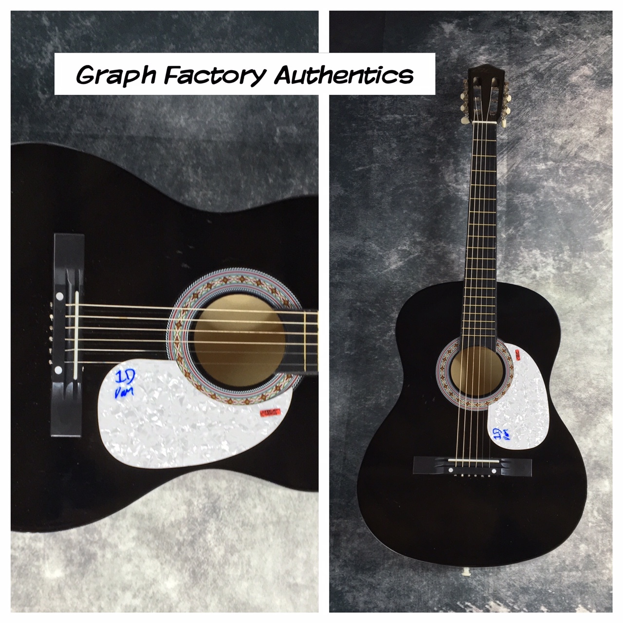 GFA One Direction's Guitarist * DAN RICHARDS * Signed Acoustic Guitar D2 COA