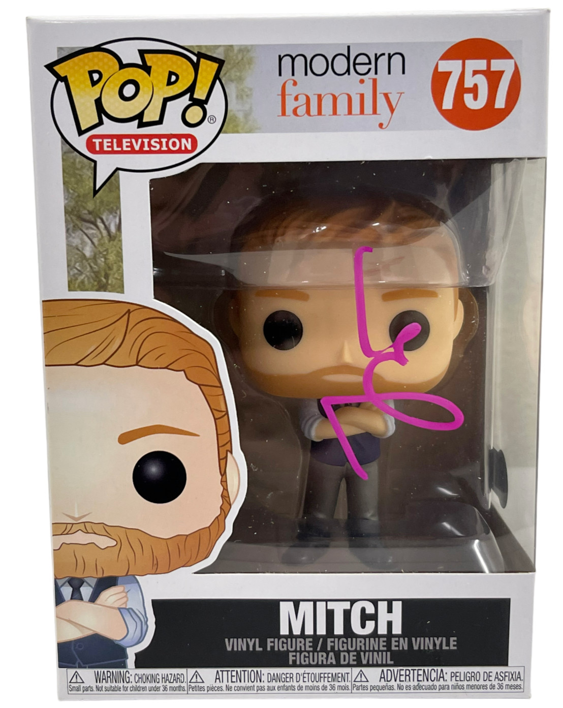 JESSE TYLER FERGUSON SIGNED MITCH 757 FUNKO MODERN FAMILY AUTOGRAPH BECKETT

