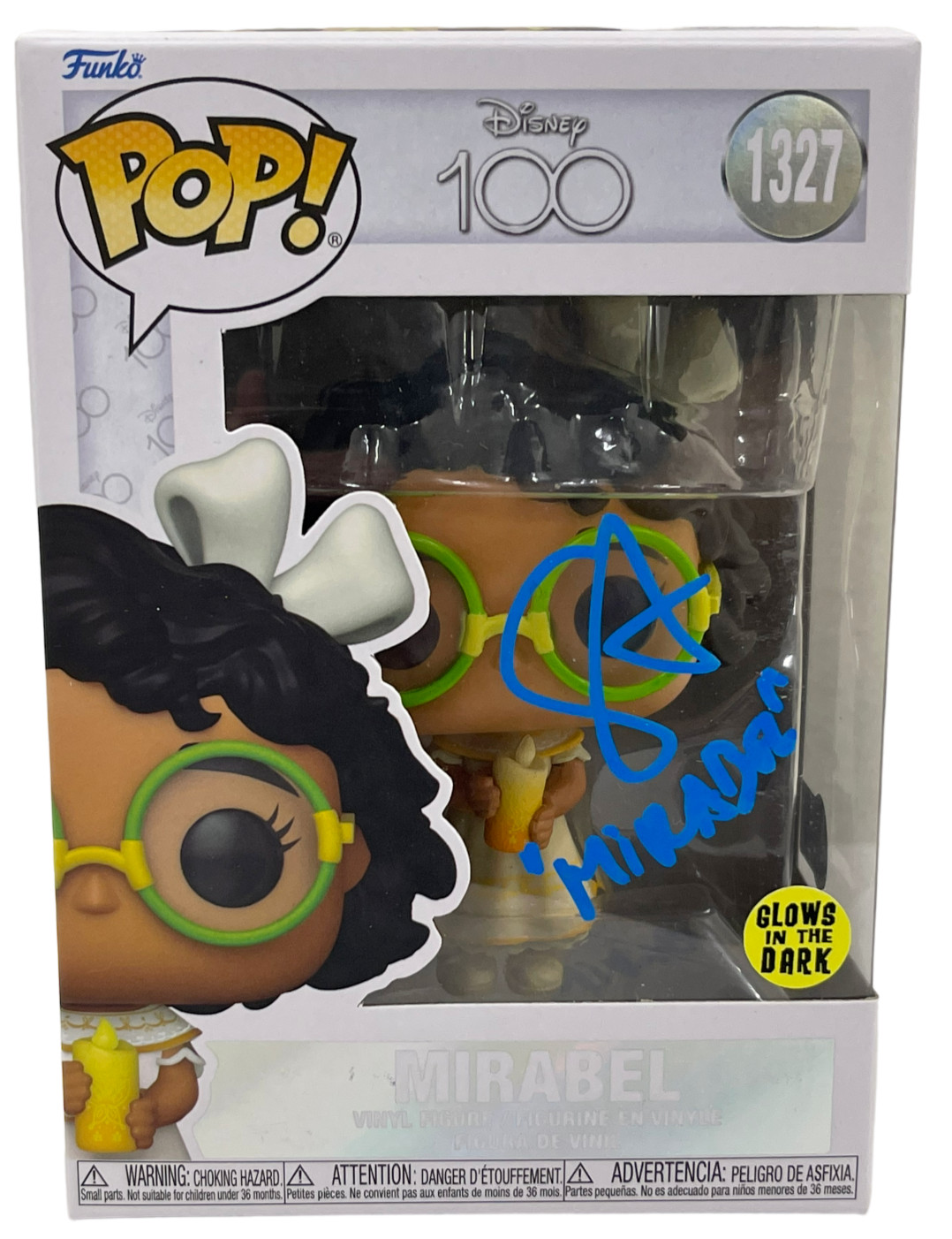 STEPHANIE BEATRIZ SIGNED FUNKO 1327 MIRABEL INSCRIPTION ENCANTO AUTO BECKETT
