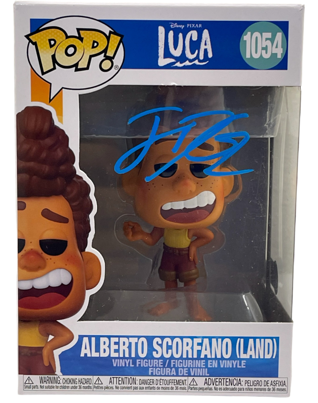 JACK DYLAN GRAZER SIGNED ALBERTO SCORFANO 1054 FUNKO LUCA AUTOGRAPH BECKETT
