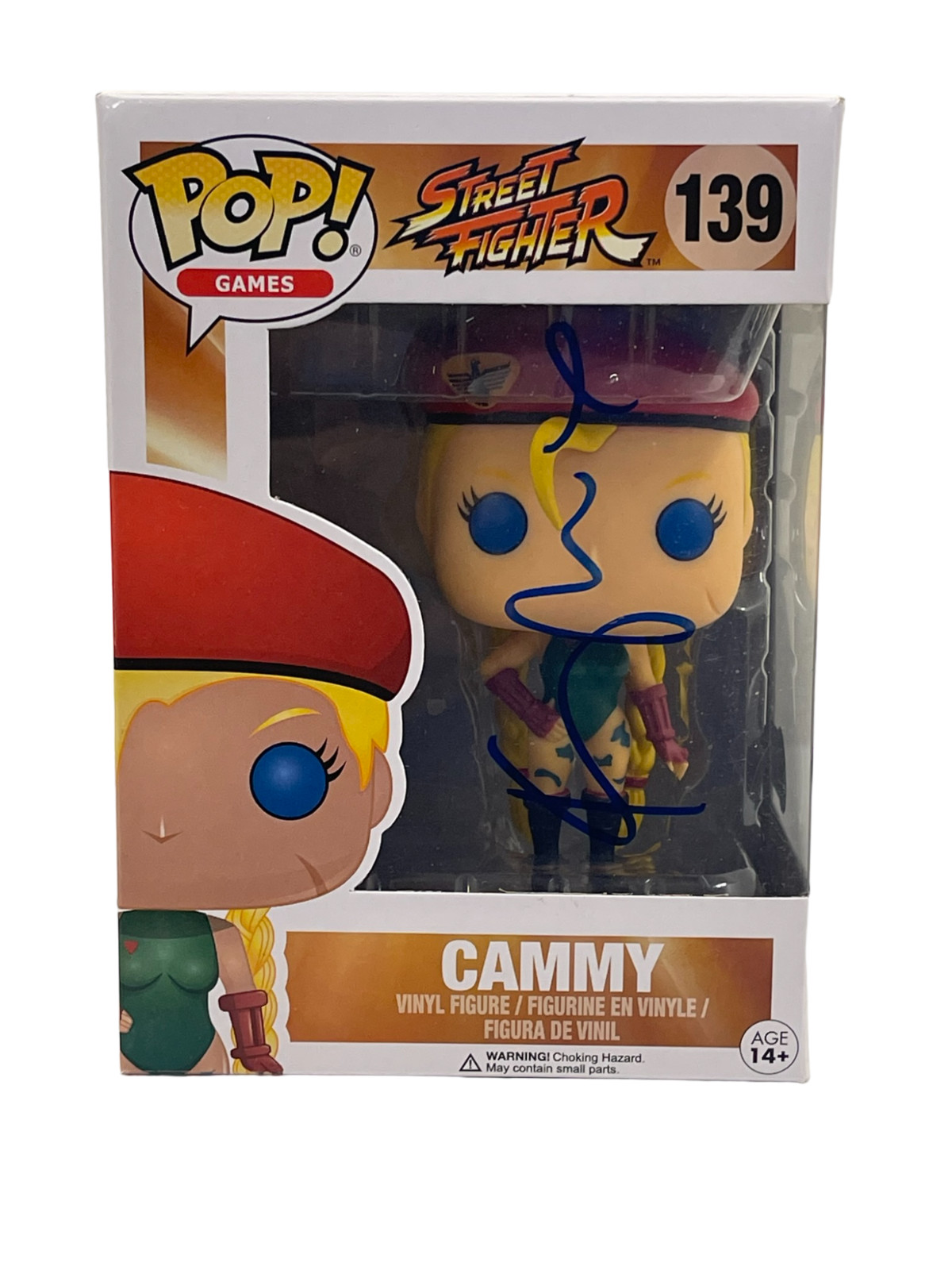 KYLIE MINOGUE SIGNED CAMMY STREET FIGHTER 139 FUNKO AUTHENTIC AUTOGRAPH BECKETT
