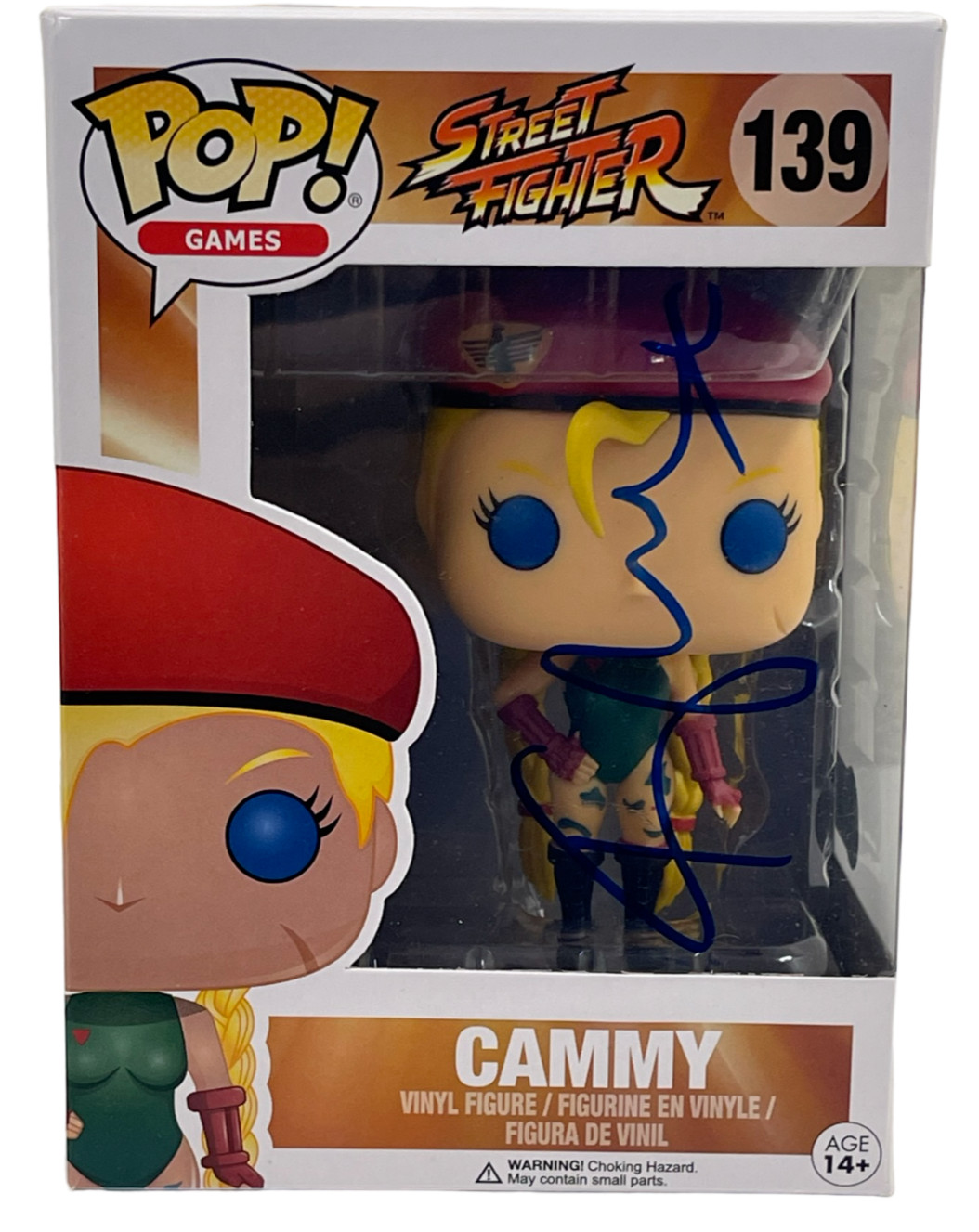 KYLIE MINOGUE SIGNED CAMMY STREET FIGHTER 139 FUNKO AUTHENTIC AUTOGRAPH BECKETT
