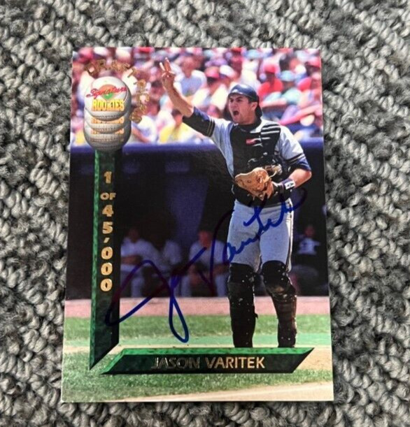 Jason Varitek signed autographed 1994 Signature Rookies Draft Picks #14 Card
